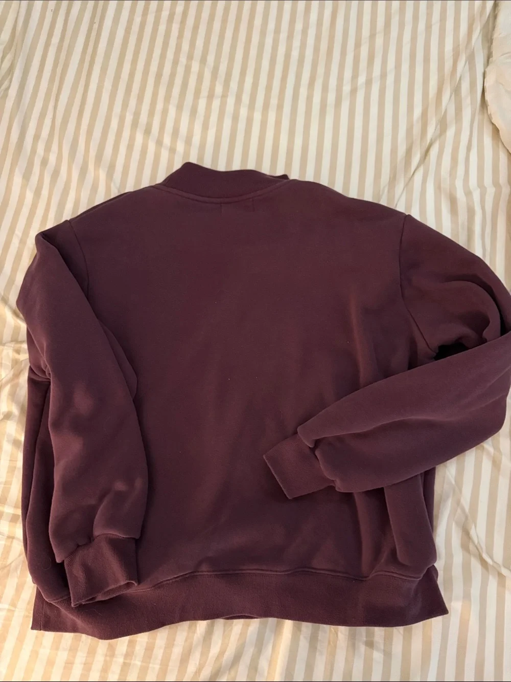 Parke Embroidered Crewneck Sweater - Deep Plum